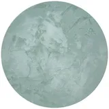 benuta nest Kunstfell-Teppich, Dave Mint ø 120 cm,