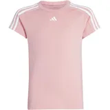 Adidas Train Essentials AEROREADY 3-Streifen Slim-Fit Training T-Shirt Semi Pink Spark / White 170