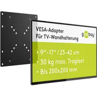 Goobay 63267 VESA Adapter 100x100 auf 200x200, TV und