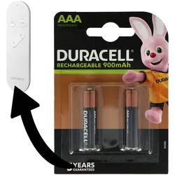 Akku passend für Ledvance Smart+ WiFi Remote 2x Duracell NiMH Akku 850mAh Micro AAA
