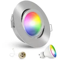 Linovum Einbaustrahler schwenkbar dimmbar mit WLAN RGB GU10 Smart
