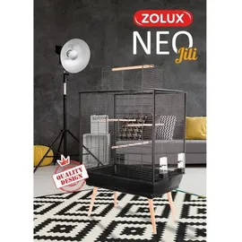 Zolux Vogelkäfig Neo Jili 78 x 47,5 x 112 cm schwarz
