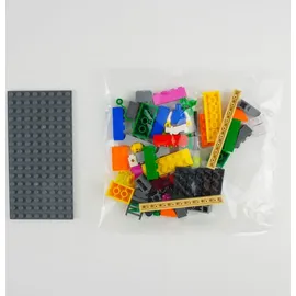 LEGO Serious Play Bausteine 10 Packs + Bauplatten 8x16 10 St. dunkelgrau