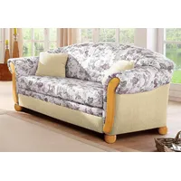 Home affaire 2-Sitzer Milano, Schlafsofa im Landhaus-Stil, bequem, Liegefläche 188/124cm, mit Bettfunktion beige