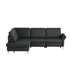 medium Ecksofa  Medium Plus ¦ schwarz ¦ Maße (cm): B: 265 H: 89 T: 200.0