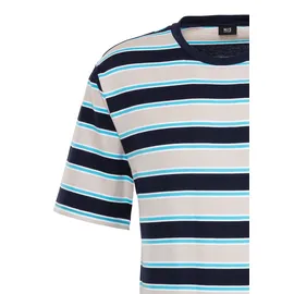 H.I.S. Pyjama gestreift Beige/Blau S