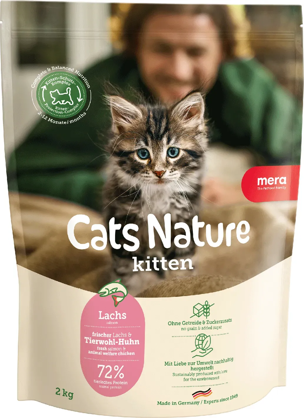 Kitten Lachs Trockenfutter 4x 2kg