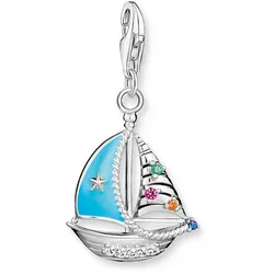 Thomas Sabo 1927-340-7 Charm-Anhänger Türkisfarbenes Schiff