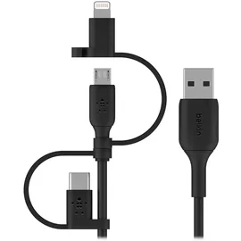Belkin USB-C auf USB-A/Micro-USB/Lightning 1 m Schwarz