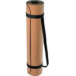 DEUSER Yoga-Matte (TPE) - kork/grau, BEIGE, ONE SIZE