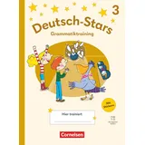 Cornelsen Verlag Deutsch-Stars - Grammatiktraining Ausgabe 2025 - 3. Schuljahr: Grammatiktraining - Übungsheft - Mit Lösungen und digitalen Medien