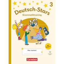 Cornelsen Verlag Deutsch-Stars - Grammatiktraining Ausgabe 2025 - 3. Schuljahr: Grammatiktraining - Übungsheft - Mit Lösungen und digitalen Medien