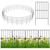 Costway Zaun-Set 825 x 60 cm Schwarz