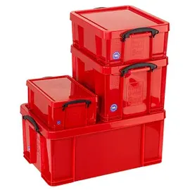 Really Useful Box Aufbewahrungsbox 9,0 l rot 39,5 x 25,5 x 15,5 cm