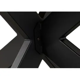 Massivmoebel24 SEATTLE Esstisch #01 200x100 Kreuzgestell Wildeiche braun - Braun