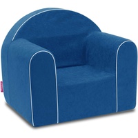 Mini Kindersessel Kinder Babysessel Baby Sessel Sofa Kinderstuhl Stuhl Schaumstoff Umweltfreundlich (Blau)