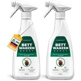 Silberkraft Insektenspray Silberkraft Bettwanzenspray, hält Textilien frei von Bettwanzen, 500 ml, 2-St., Sofortige & langanhaltende Wirkung gegen Bettwanzen, ohne Permethrin