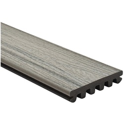 Trex Terrassendielen Enhance Naturals WPC Balkondiele Holzoptik, BxL: je 14,5×488 cm, 25,00 mm Stärke, (Stück, 1 Stück 3,66 m oder 1 Stück 4,88 m), Dielen frei von streichen oder ölen grau