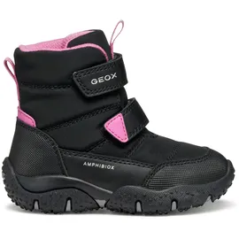 GEOX B Baltic Girl B ABX Klettstiefel Schwarz/Fuchsia 25