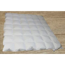 Betten Hofmann Luxus Ganzjahres Daunenbett Daunendecke 6x7 240x220 100% weiße Daunen - Weiß