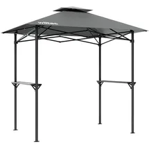 Wiltec Grillpavillon 2,45 x 1,52 m Grau