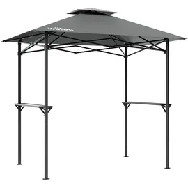 Wiltec Grillpavillon 2,45 x 1,52 m Grau