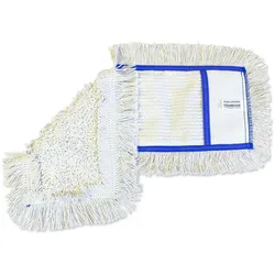 CleanSV ECOmop einfacher Baumwollmop blau 50 cm Wischmop Putzmop Bodenwischer Wischbezug