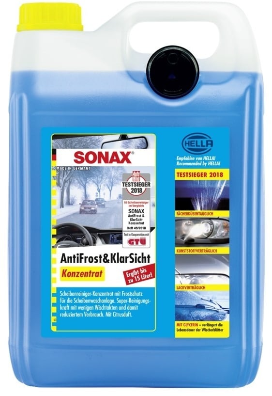 SONAX Frostschutz, Scheibenreinigungsanlage AntiFrost&KlarSicht Konzentrat  03325050