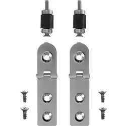 Duravit Scharnierpaar Urinaldeckel Fizz chrom
