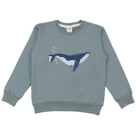 Walkiddy Sweatshirt Great Whales in Blau | Gr.: 116