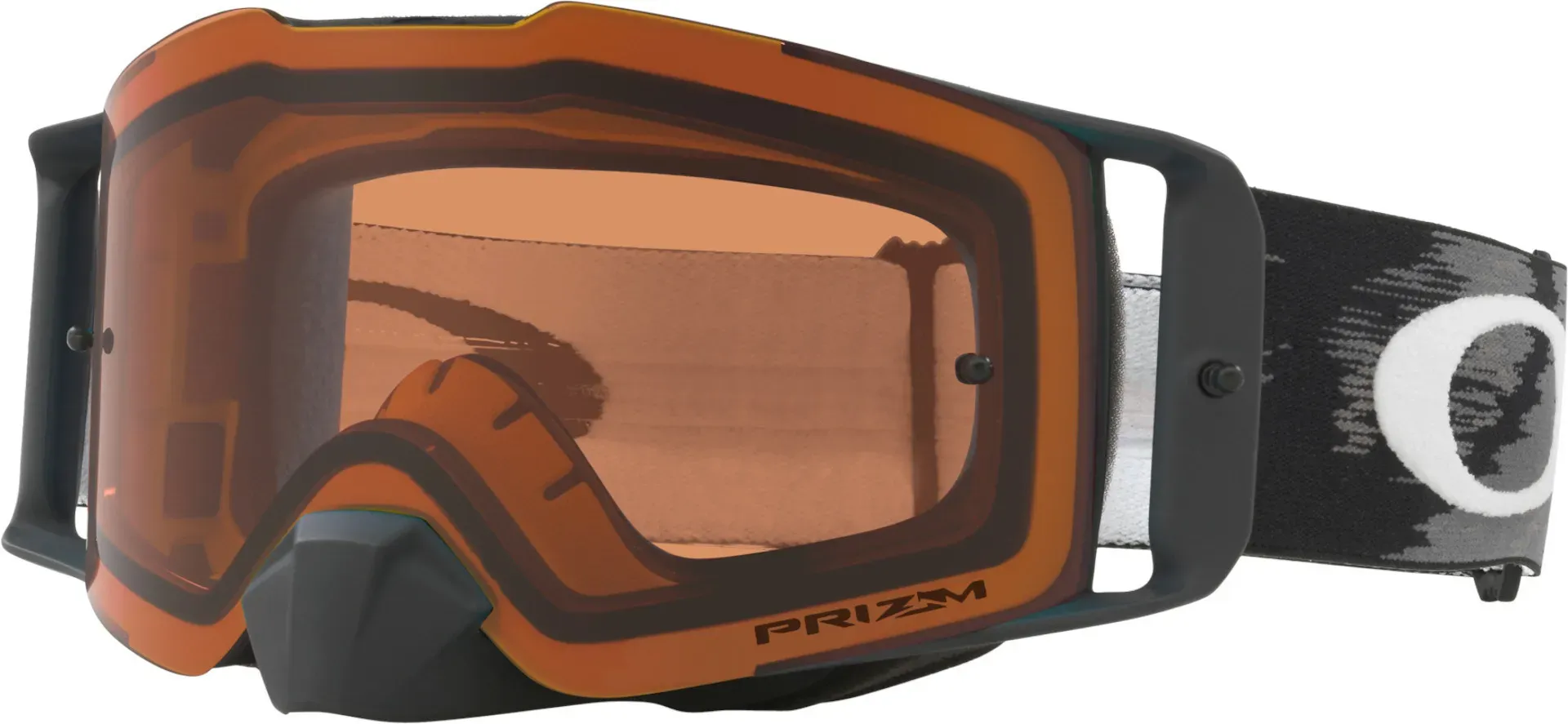 Oakley Front Line Matte Speed Motocross Bril, zwart-bruin, Eén maat Voorman