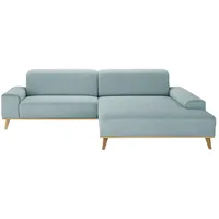Ecksofa  Fred , blau , Maße (cm): B: 298 H: 84 T: 203.0