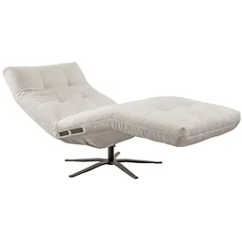 KAWOLA Relaxliege LETICIA Polyester 0 x 0 x 0 cm Weiß mit Relax-Funktion