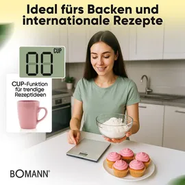 Bomann DA LCD Küchenwaage KW 6086 CB eds