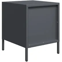 vidaXL Nachtschrank 2 Stk. 35 x 39 x 43,5 cm Anthrazit