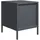 vidaXL Nachtschrank 2 Stk. 35 x 39 x 43,5 cm Anthrazit