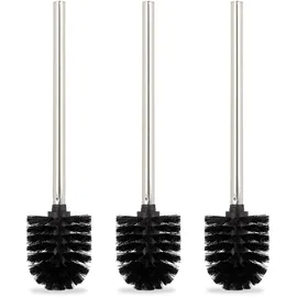 Relaxdays WC-Bürste 3er Set Schwarz