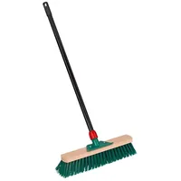 kompatible Ware Besen mit Teleskopstiel Holz Grün 40,0 cm