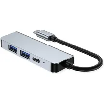 Value USB C Dockingstation 4-in-1, USB-C HDMI 4K, 100W