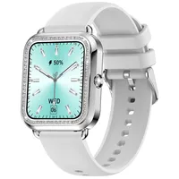 findtime Smartwatch Damen mit Telefonfunktion, Strass Fitnessuhr Kompatibel mit Android iOS, Elegante Damenuhren mit Bluetooth Anrufe Schlafmonitor Schrittzähler Herzfrequenz