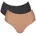 SLOGGI High-Waist-Slip »ZERO Feel 2.0« 2er Pack, unsichtbar unter der Kleidung, braun