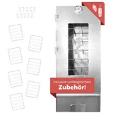 Lemodo Räucherofen XL mit Zubehör, Räucherschrank 110 cm hoch Stahl