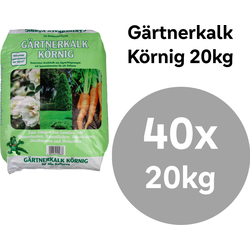 Gartenkalk, gekörnt 40 x 20kg, Rasenkalk, Kalk für den Garten, Naturre