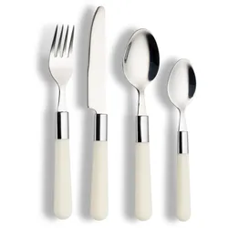 Bistro Besteck-Set 16tlg - creme