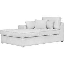 OTTO home Ottomane OTTO HOME "Enid", beige (creme), B:130cm H:75cm, 100% Polyester, Sofas, Ottomane, einzeln stellbar oder als Teil eines Modulsofas, fester Sitzkomfort