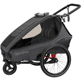 Kinderanhänger Kidgoo 2 steel grey