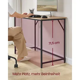 VASAGLE Schreibtisch 100 cm x 50 cm / Braun