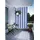 Floracord Senkrechtsonnensegel Blau-Weiß 230 cm x 140 cm