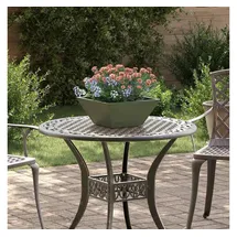 vidaXL Garten-Pflanzgefäß 35 x 35 x 15 cm Olive Grün