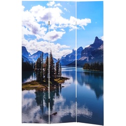 Foto-Paravent MCW-A83, Raumteiler Trennwand Sichtschutz, MVG-zertifiziert ~ 180x121cm See